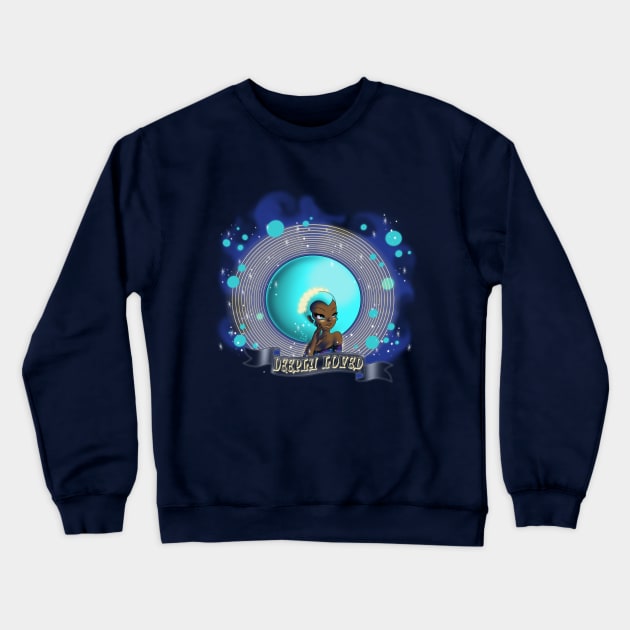 Black Woman Uranus Crewneck Sweatshirt by treasured-gift